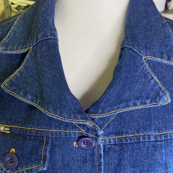 Rampage Vintage Denim Duster Coat - Picture 4 of 6